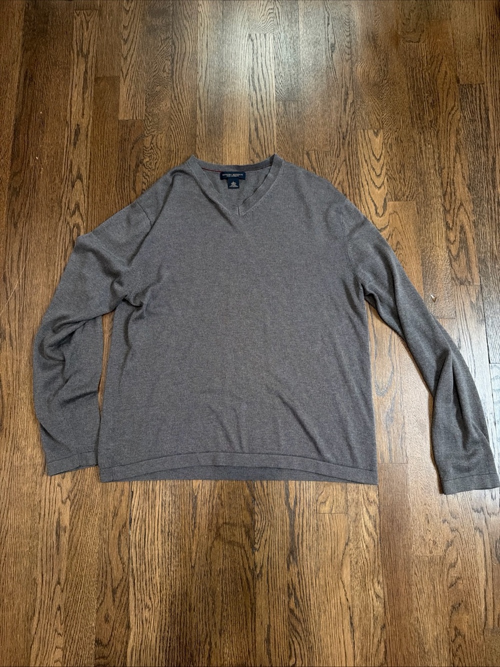 Banana Republic Mens Silk/Cashmere Long Sleeve V-Neck Sweater - Size Large
